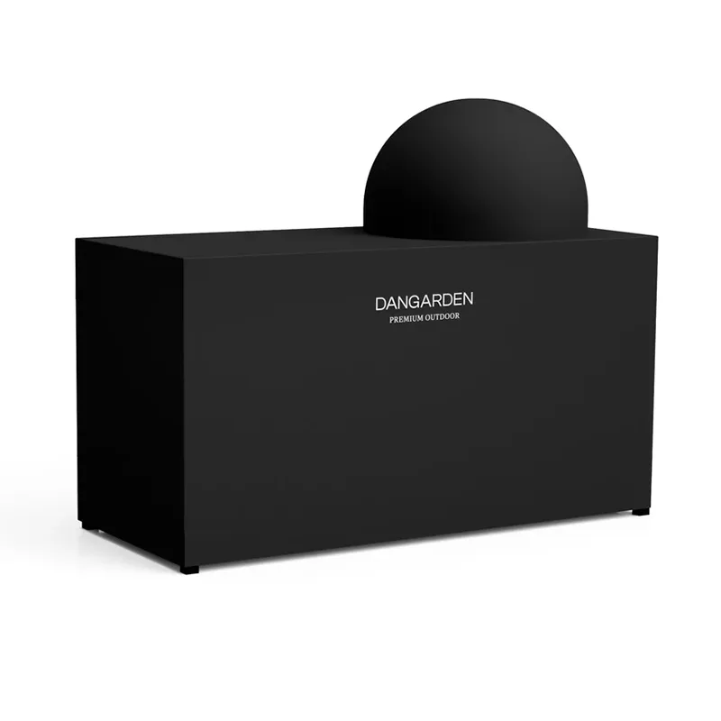 غطاء مقاوم للماء للخزانة الخارجية باللون الأسود