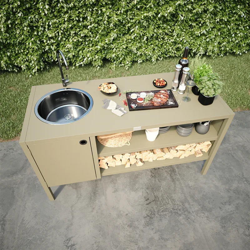Multi Functional Outdoor Cabinet with Sink